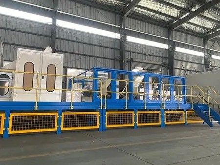 2000mm 200 - 600kg/H 고속 카드링 기계 직물 없는 실험실 카드링 기계